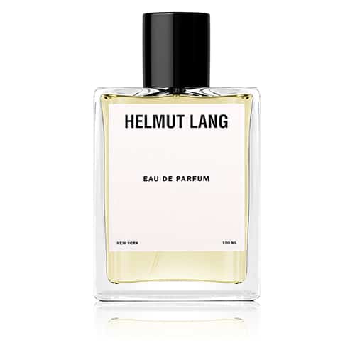 Photo du flacon du parfum Eau-de-Parfum d'Helmut Lang publié dans le magazine Les-Boomeuses