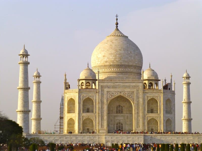 Rajasthan_Le Taj Mahal d'Agra attire les foules © YH.JPG