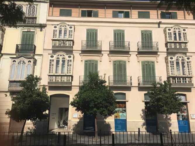 Façade de la maison natale de Picasso à Malaga