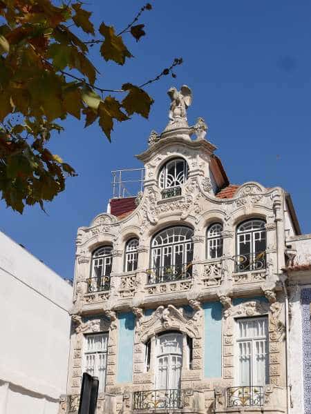 façade d'une maison ARt nouveau au portugal