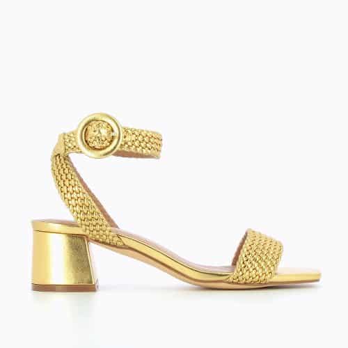 sandales dorées
