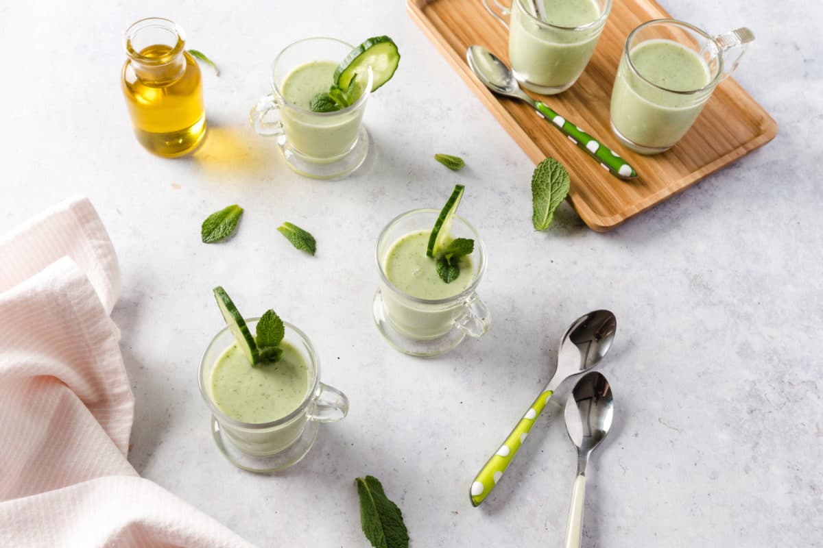 soupe recette yaourt glacée